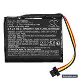 TomTom Start 60 Replacement Battery, 3.7V, 1020mAh, Li-ion 3