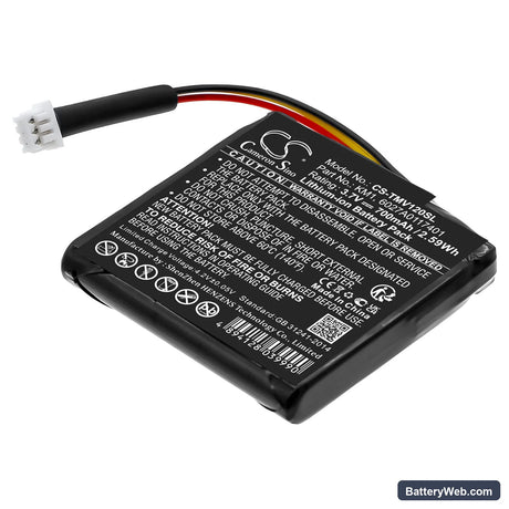 TomTom Via 120 Replacement Battery, 3.7V, 700mAh, Li-ion 1