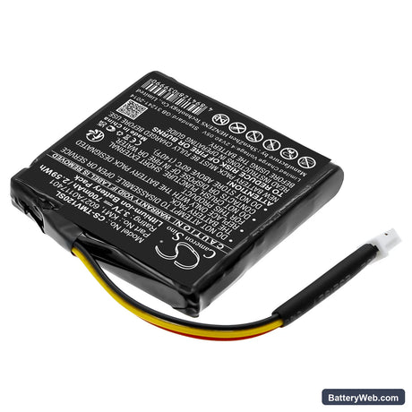 TomTom Via 120 Replacement Battery, 3.7V, 700mAh, Li-ion 2