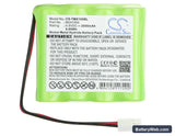 Teleradio LE-TX-MX10 Replacement Battery, 4.8V, 2000mAh, Ni-MH 5