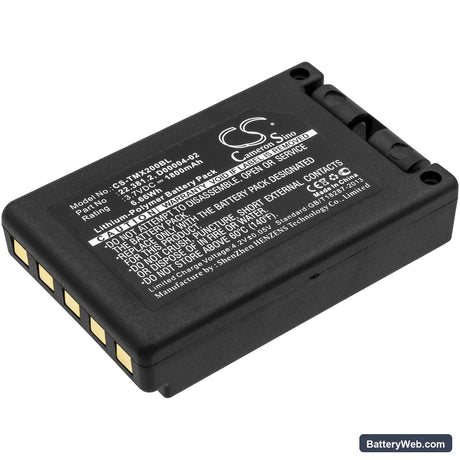 Teleradio Transmitter Tele Radio TG-TXMNL Replacement Battery, 3.7V, 1800mAh, Li-Polymer 1