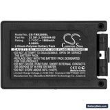 Teleradio Transmitter Tele Radio TG-TXMNL Replacement Battery, 3.7V, 1800mAh, Li-Polymer 3