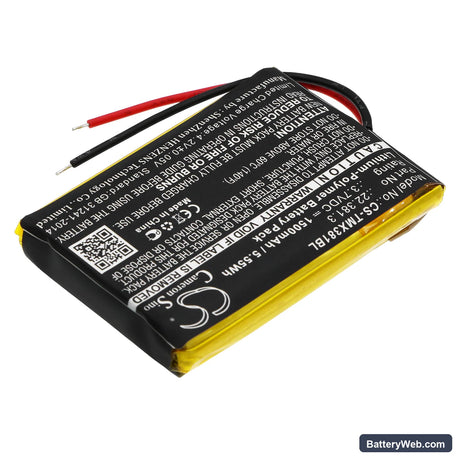 Teleradio TG-TX-MNL Replacement Battery, 3.7V, 1500mAh, Li-Polymer 2