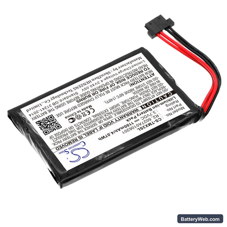 TomTom XXL IQ Routes Replacement Battery, 3.7V, 1100mAh, Li-ion 2