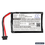 TomTom XXL IQ Routes Replacement Battery, 3.7V, 1100mAh, Li-ion 3