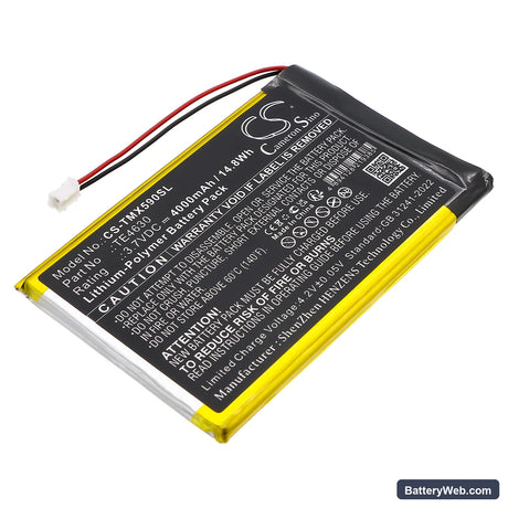 Technaxx TX-59 Replacement Battery, 3.7V, 4000mAh, Li-Polymer 1