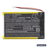 Technaxx TX-59 Replacement Battery, 3.7V, 4000mAh, Li-Polymer 3