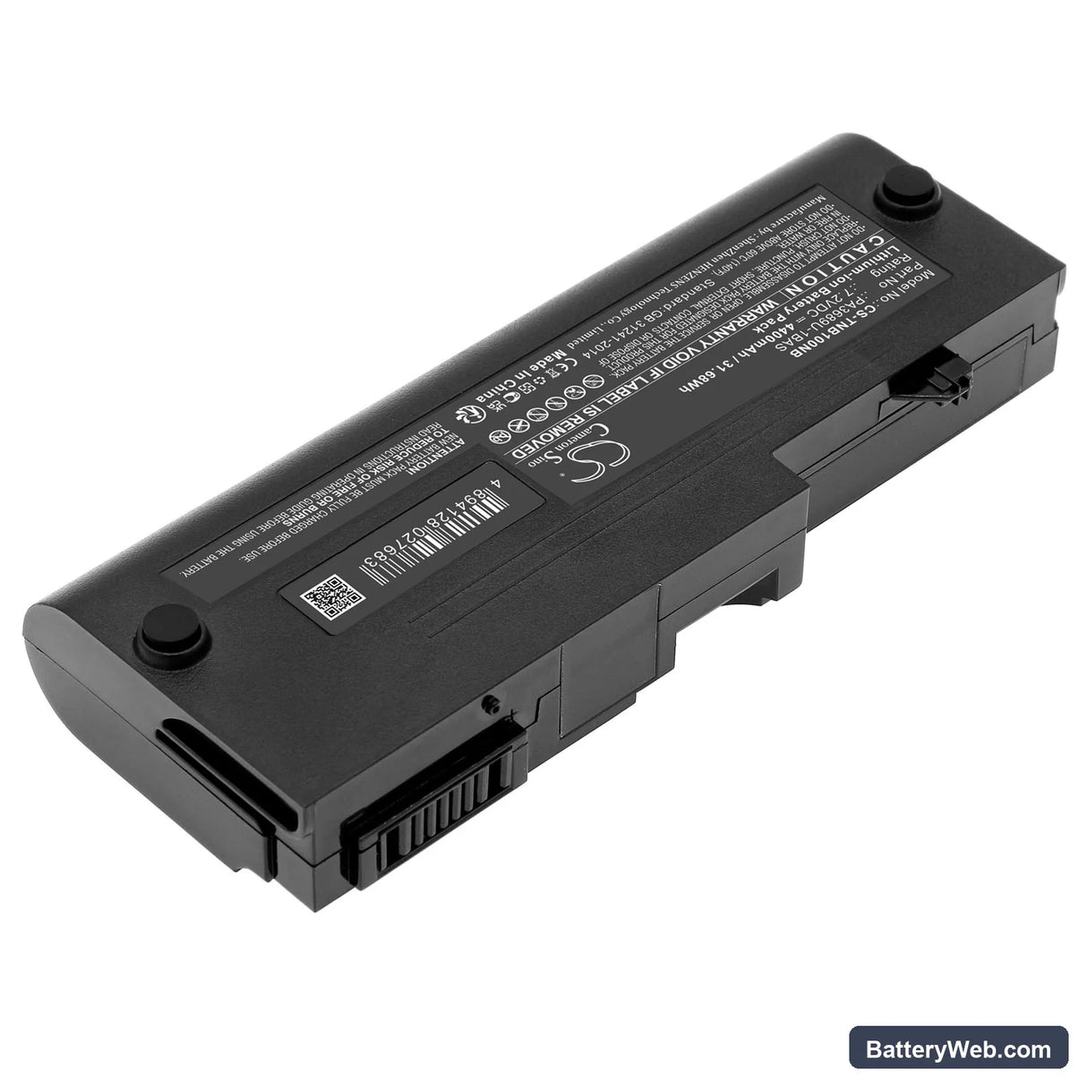 Toshiba Netbook NB100 Replacement Battery, 7.2V, 4400mAh, Li-ion 2