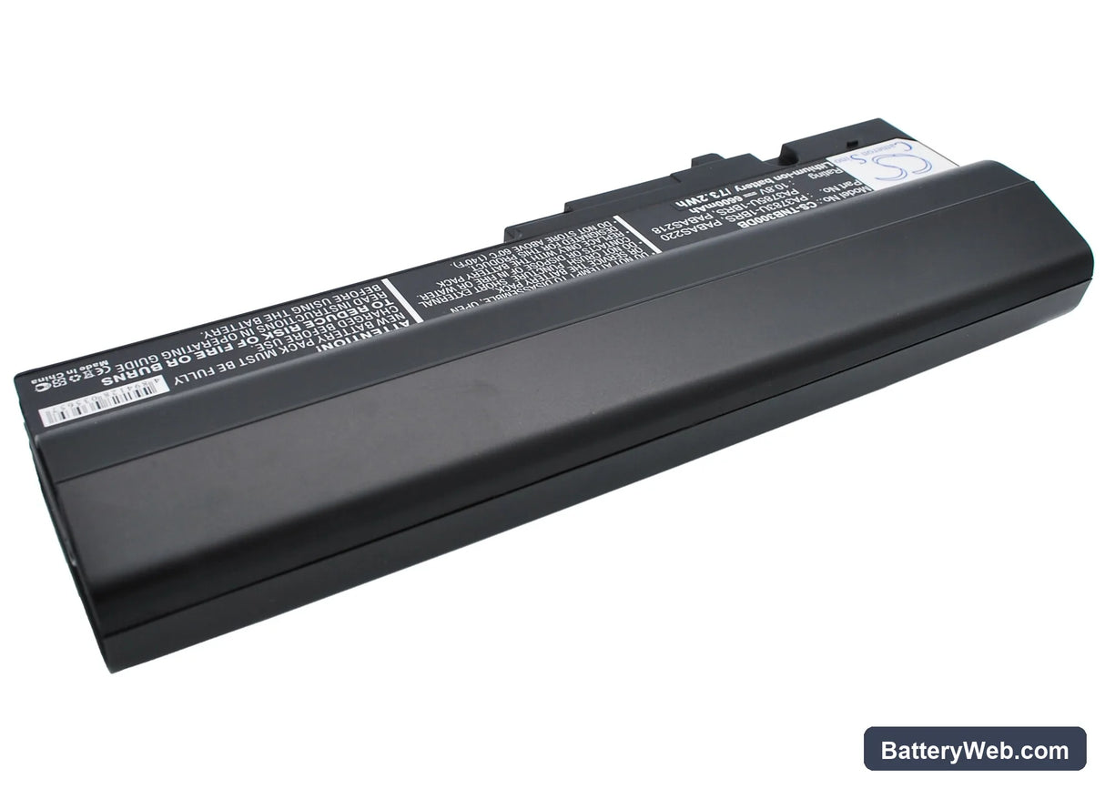 Toshiba Satellite NB300 Replacement Battery, 10.8V, 6600mAh, Li-ion 2