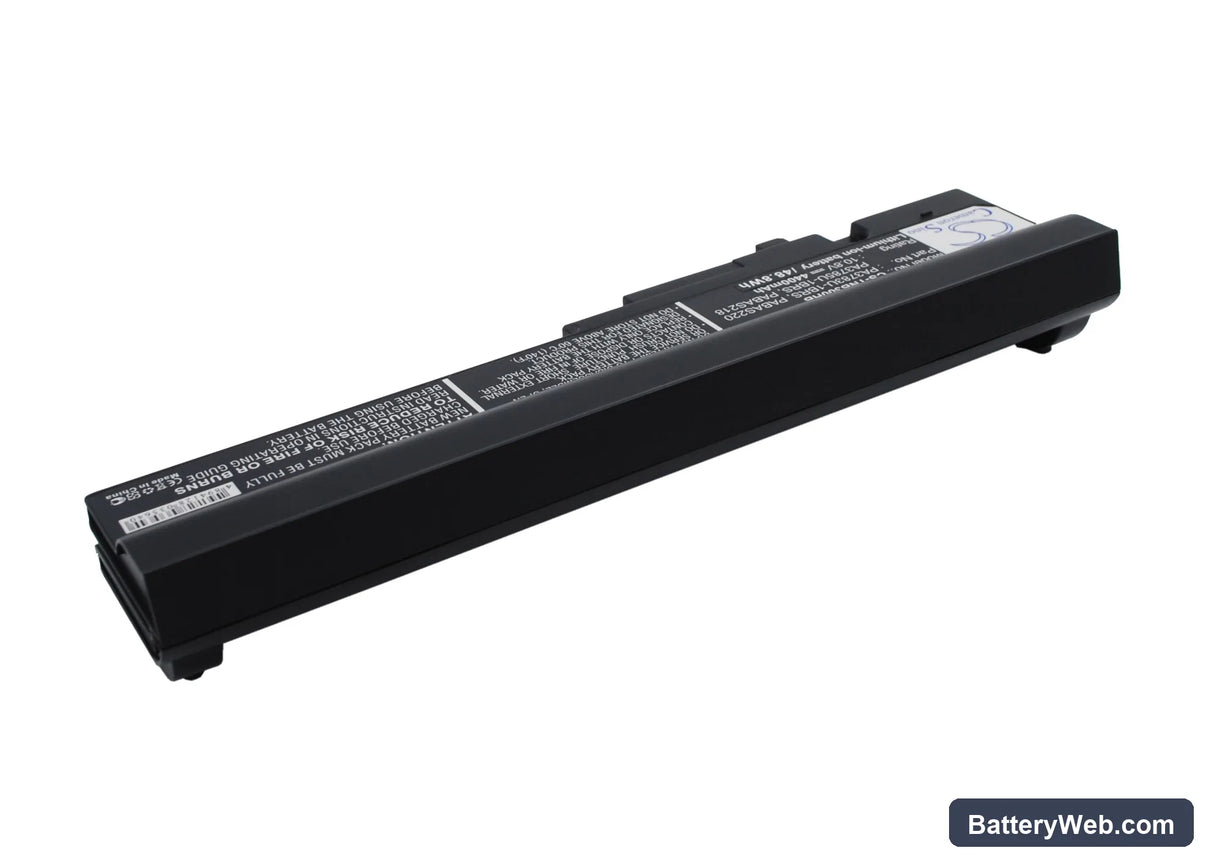 Toshiba Satellite NB300 Replacement Battery, 10.8V, 4400mAh, Li-ion 3