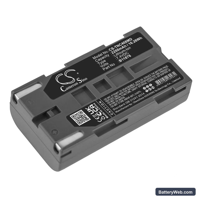 TSI INC Certifier FA Plus Ventilator Replacement Battery, 7.4V, 2200mAh, Li-ion 1