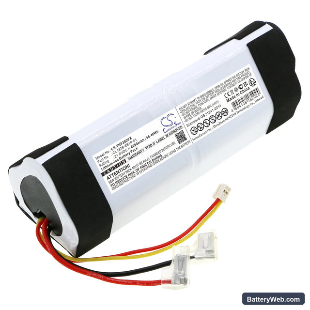 Tineco Floor 2.0Slim Replacement Battery, 21.6V, 4000mAh, Li-ion 1