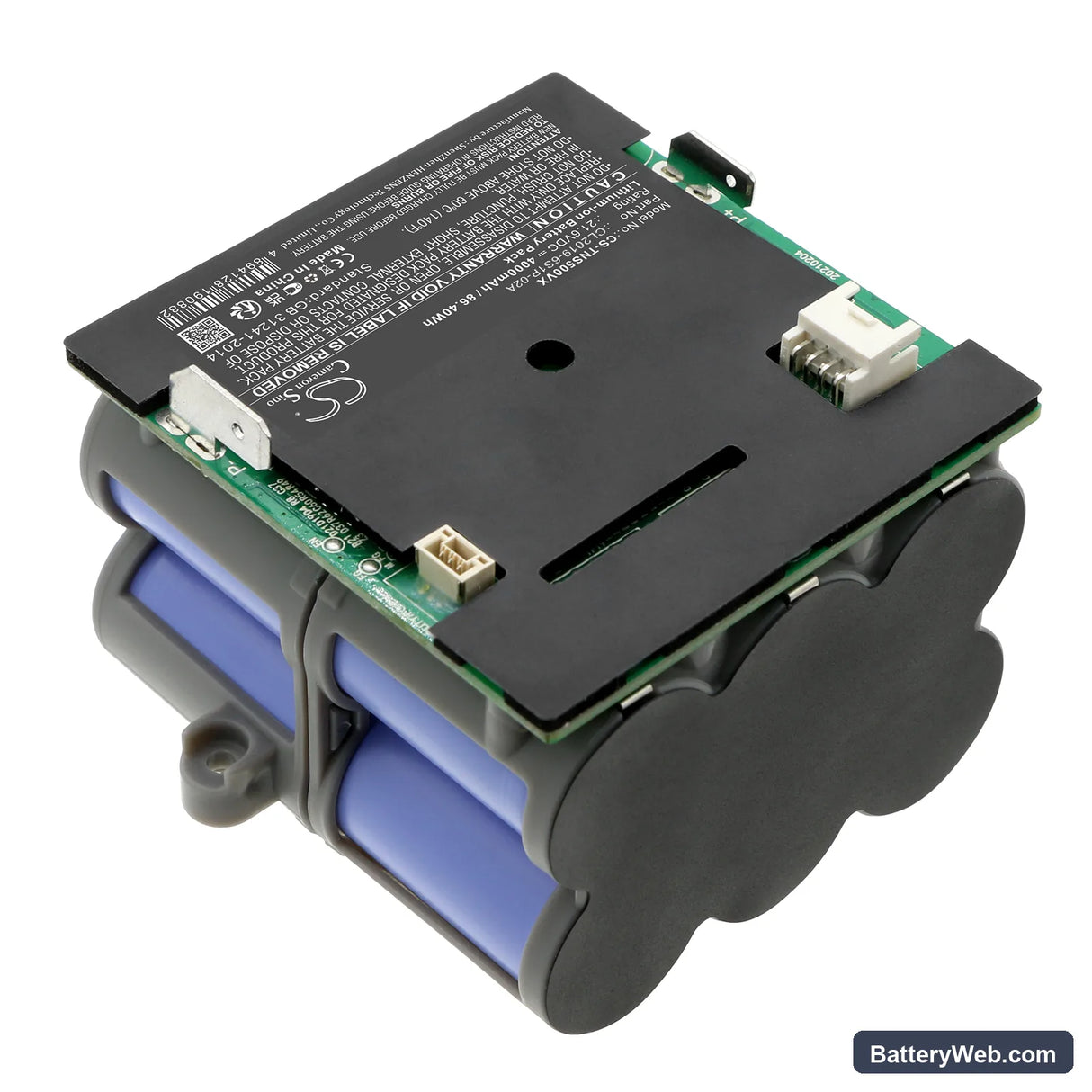 Tineco iFloor S5 FW160100CN Replacement Battery, 21.6V, 4000mAh, Li-ion 2