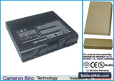 Toshiba Satellite 1955-S807 Replacement Battery, 14.8V, 6600mAh, Li-ion 1