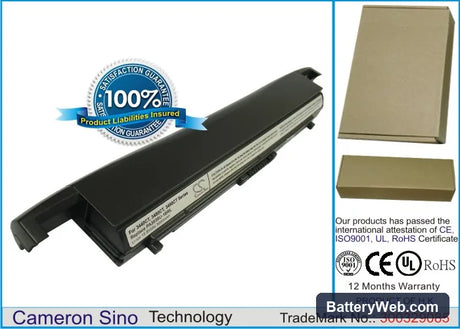 Toshiba Portege 3010 Replacement Battery, 10.8V, 4400mAh, Li-ion 1
