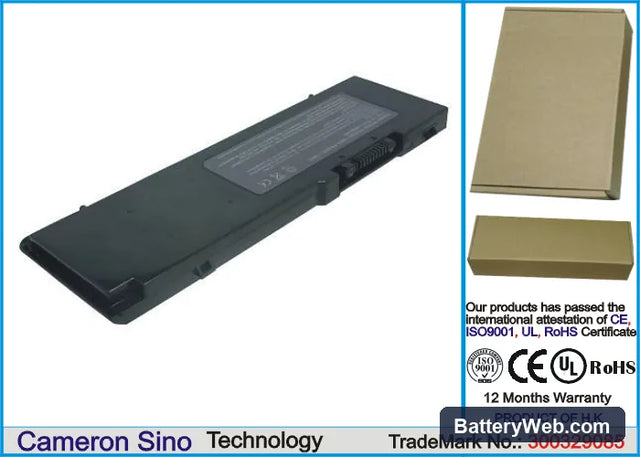 Toshiba Portege 3500 Replacement Battery, 10.8V, 3600mAh, Li-ion 1