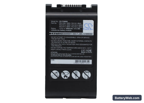 Toshiba Tecra M7-ST4013 Replacement Battery, 10.8V, 4400mAh, Li-ion 1