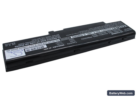 Toshiba Satellite A60-S1591 Replacement Battery, 14.8V, 6600mAh, Li-ion 2
