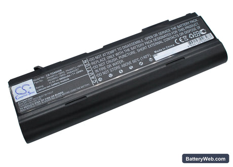 Toshiba Satellite M70-208 Replacement Battery, 10.8V, 6600mAh, Li-ion 2