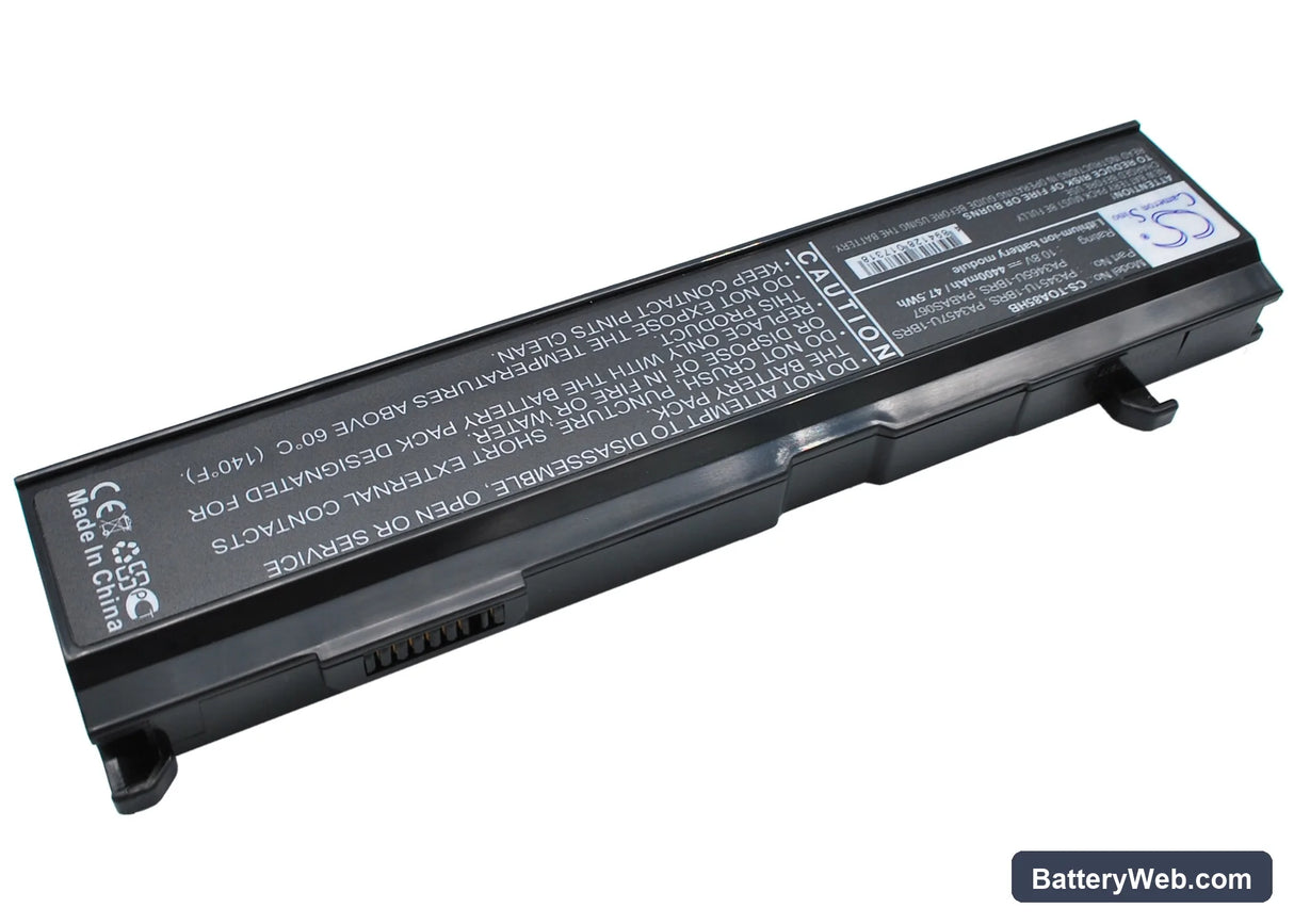Toshiba Satellite M70-208 Replacement Battery, 10.8V, 4400mAh, Li-ion 1