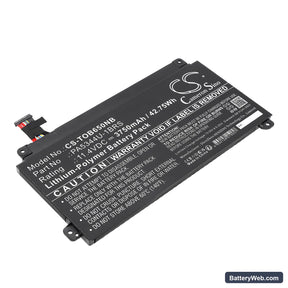 Toshiba Dynabook BJ65/FS Replacement Battery, 11.4V, 3750mAh, Li-Polymer 1