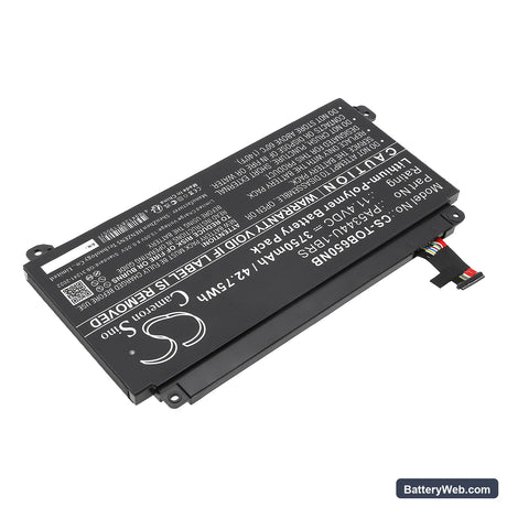 Toshiba Dynabook BJ65/FS Replacement Battery, 11.4V, 3750mAh, Li-Polymer 2
