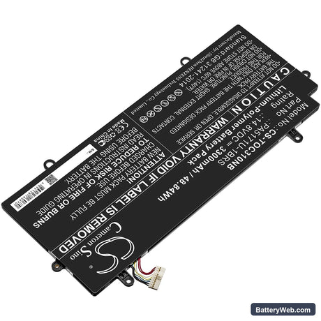 Toshiba Chromebook CB30-100 Replacement Battery, 14.8V, 3300mAh, Li-Polymer 2