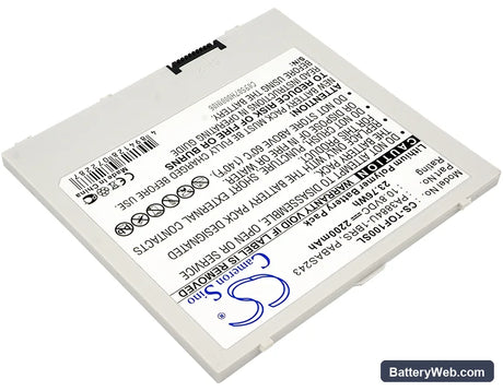 Toshiba 10 Thrive Replacement Battery, 10.8V, 2200mAh, Li-Polymer 2