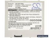 Toshiba 10 Thrive Replacement Battery, 10.8V, 2200mAh, Li-Polymer 3