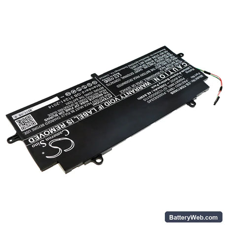 Toshiba KIRA 13 Kirabook Replacement Battery, 14.8V, 3300mAh, Li-Polymer 2