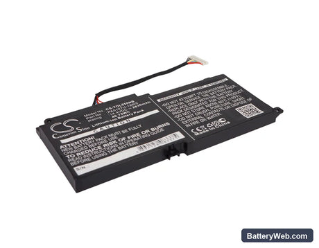 Toshiba Satellite S55t Replacement Battery, 14.4V, 2830mAh, Li-ion 1