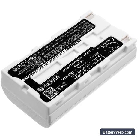 Topcon Field Controller FC100 Replacement Battery, 7.4V, 2200mAh, Li-ion 2