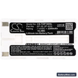 Topcon Field Controller FC100 Replacement Battery, 7.4V, 2200mAh, Li-ion 3
