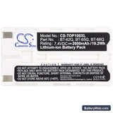 Amada Miyachii MM-410A Replacement Battery, 7.4V, 2600mAh, Li-ion 3