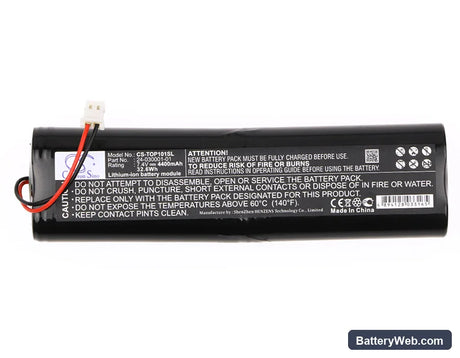 Topcon Hiper Pro Replacement Battery, 7.4V, 4400mAh, Li-ion 5