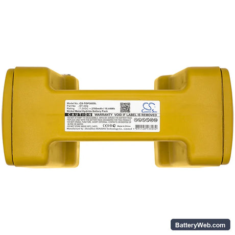 Topcon TPS-700 Replacement Battery, 7.2V, 2700mAh, Ni-MH 5