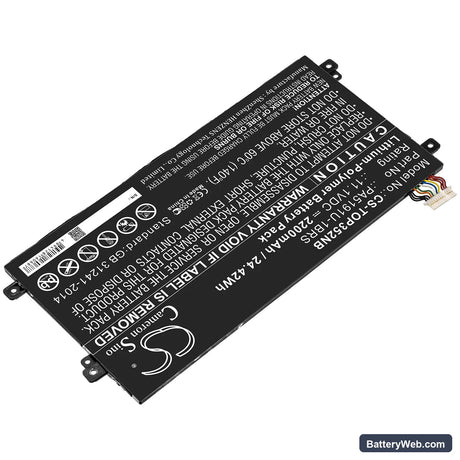 Toshiba Satellite Click 2 Pro P30W-B-10E Replacement Battery, 11.1V, 2200mAh, Li-Polymer 2