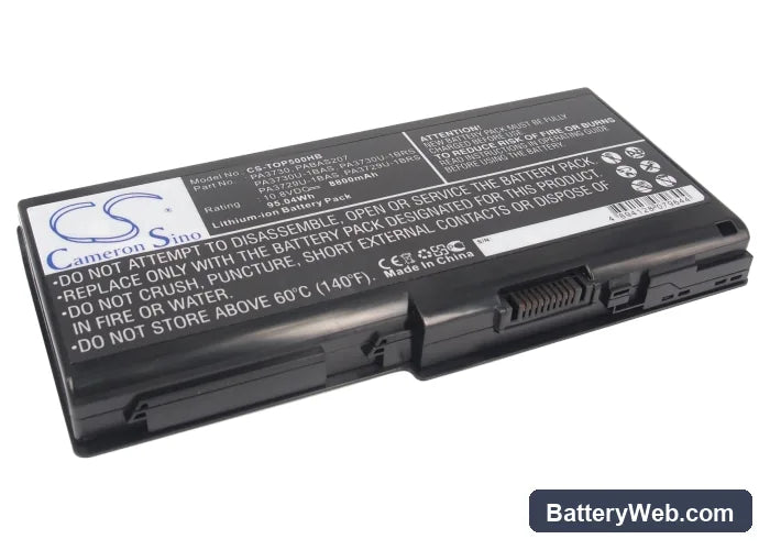 Toshiba Dynabook Qosmio GXW/70LW Replacement Battery, 10.8V, 8800mAh, Li-ion 1