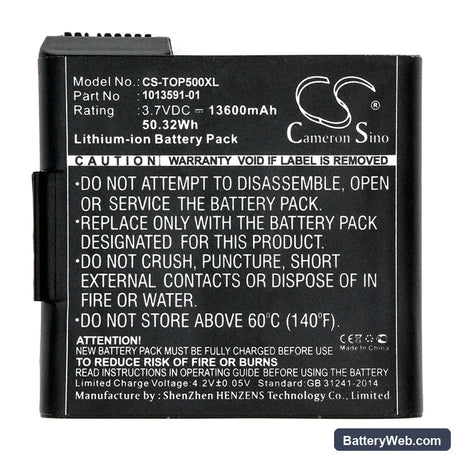 Carlson RT3 Replacement Battery, 3.7V, 13600mAh, Li-ion 5