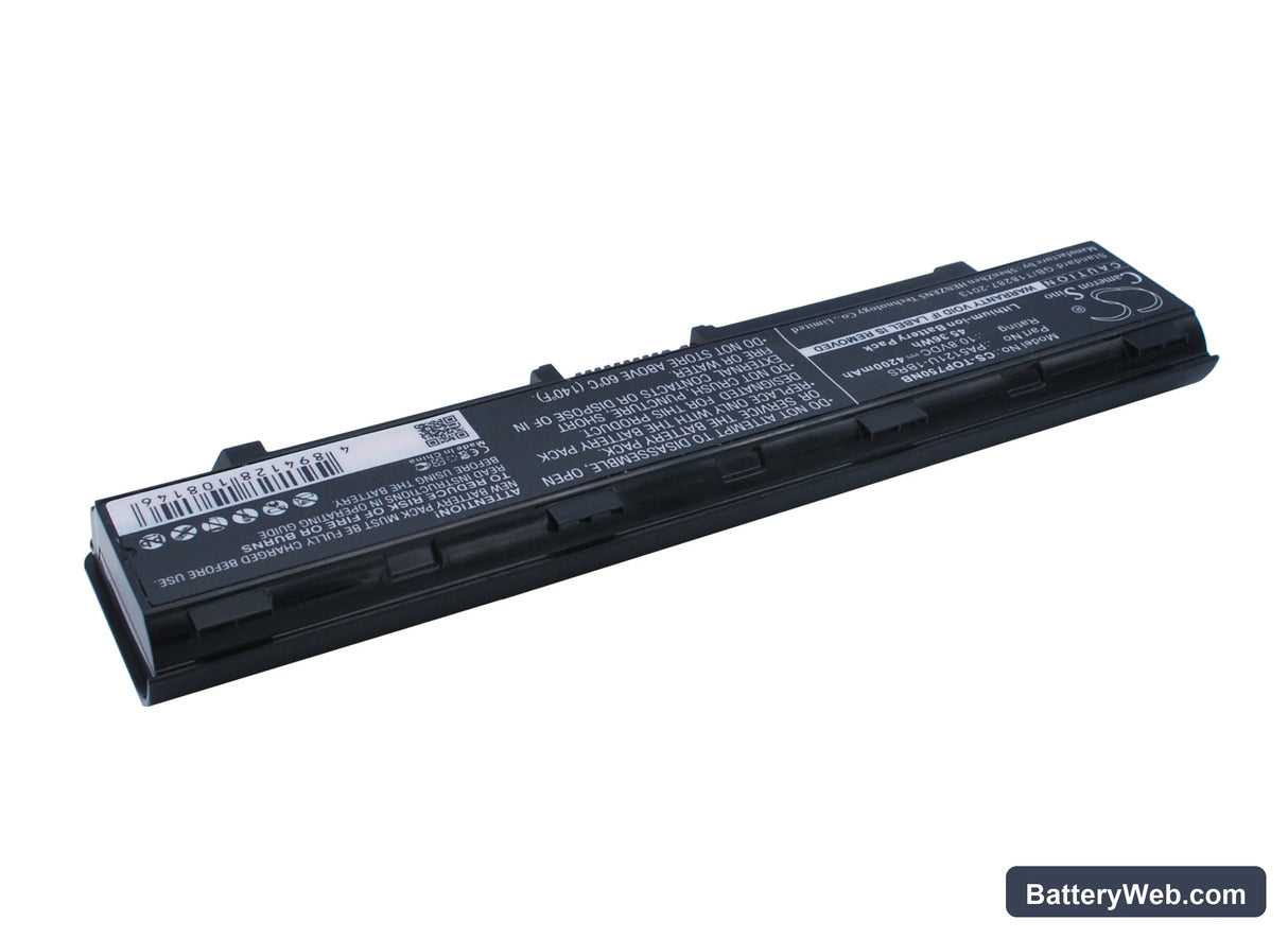 Toshiba Satellite P70 Replacement Battery, 10.8V, 4200mAh, Li-ion 2
