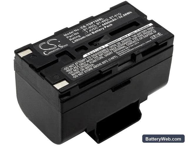 Topcon Field Controller FC100 Replacement Battery, 7.4V, 4400mAh, Li-ion 1