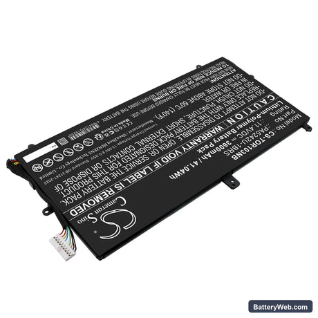 Toshiba Satellite P20W-C Replacement Battery, 11.4V, 3600mAh, Li-Polymer 2