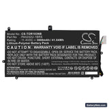 Toshiba Satellite P20W-C Replacement Battery, 11.4V, 3600mAh, Li-Polymer 3