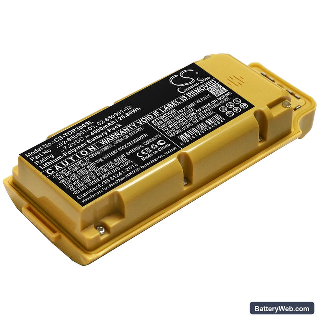 Topcon GR-3 Replacement Battery, 7.2V, 4000mAh, Li-Polymer 1