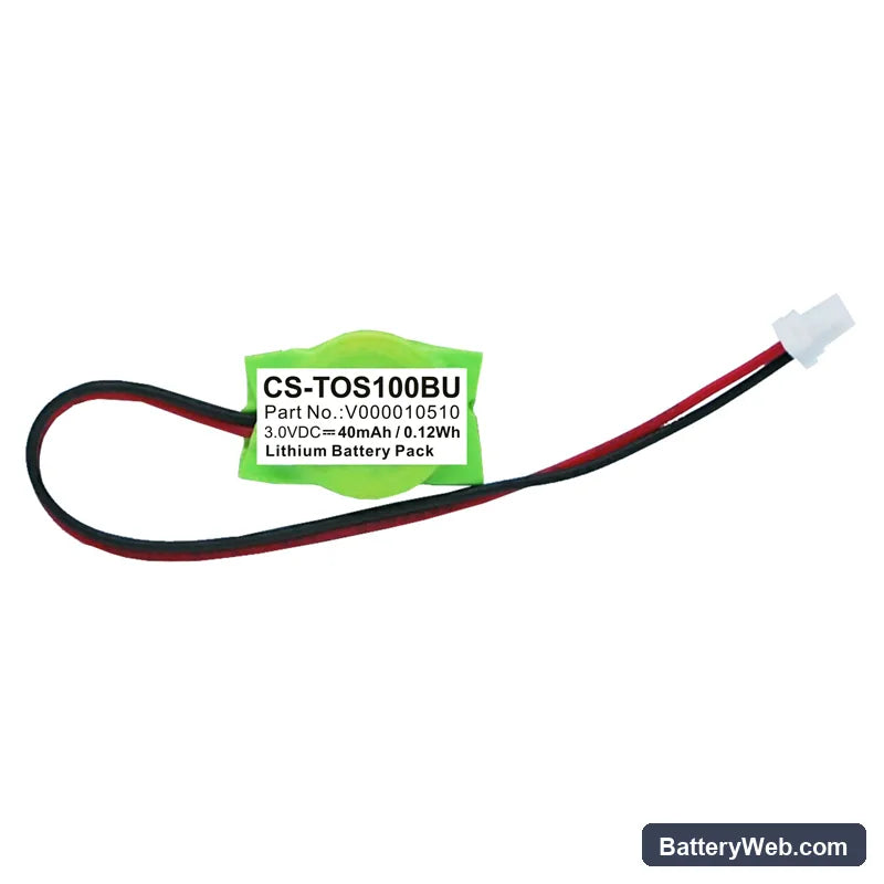 Toshiba Tecra S1 Replacement Battery, 3V, 40mAh, Lithium 3