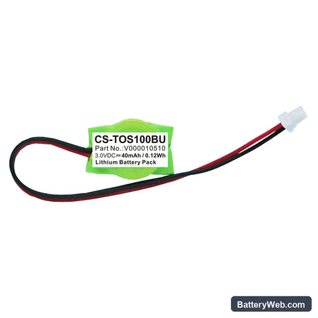 Toshiba Tecra S1 Replacement Battery, 3V, 40mAh, Lithium 3