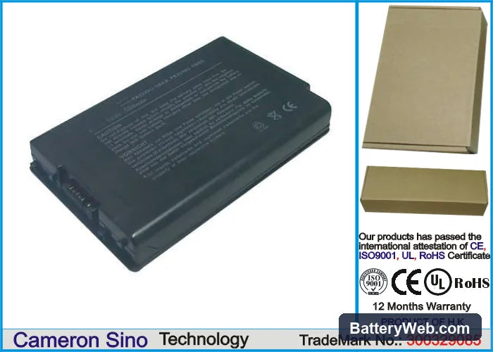 Toshiba Tecra S1 Replacement Battery, 10.8V, 4400mAh, Li-ion 1