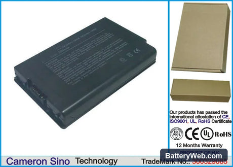 Toshiba Tecra S1 Replacement Battery, 10.8V, 4400mAh, Li-ion 1