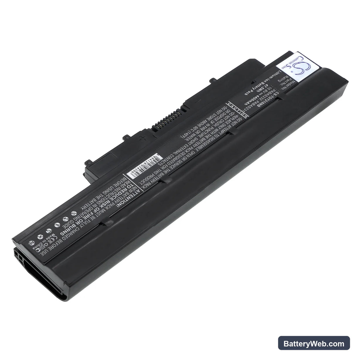 Toshiba Satellite T210D Replacement Battery, 10.8V, 4400mAh, Li-ion 2