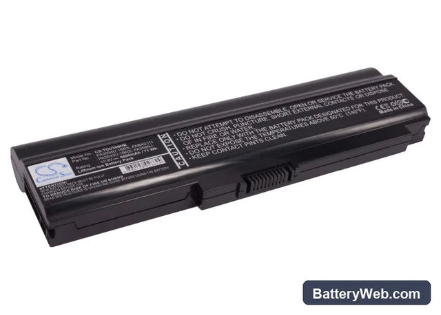 Toshiba Dynabook CX/45C Replacement Battery, 10.8V, 6600mAh, Li-ion 1